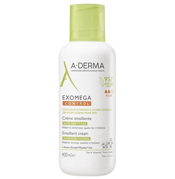 A-Derma Exomega Control Emollient Cream 400ml