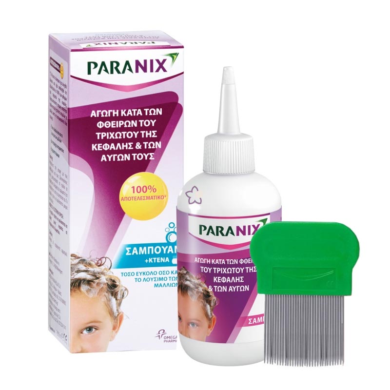 Paranix Shampoo, Σαμπουάν Αγωγή Κατά των Φθειρών του Τριχωτού της Κεφαλής & των Αυγών 200ml