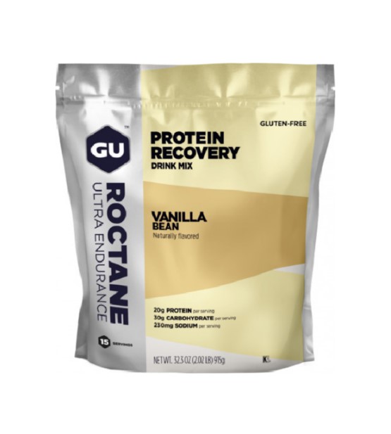 GU Protein Recovery Drink Mix Πρωτεΐνη Ορού Γάλακτος Χωρίς Γλουτένη με Γεύση Vanilla Bean 915gr