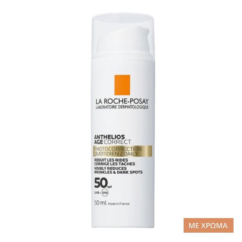 La Roche Posay Anthelios Age Correct SPF50 CC Αντηλιακό Προσώπου Κατά των Σημαδιών Γήρανσης με Χρώμα 50ml