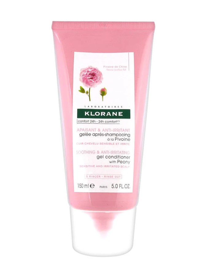 Klorane Gel Conditioner Soothing & Anti-Irritating With Peony - Μαλακτικό Τζελ Κατά Των Ερεθισμών Στο Τριχωτό, 150ml