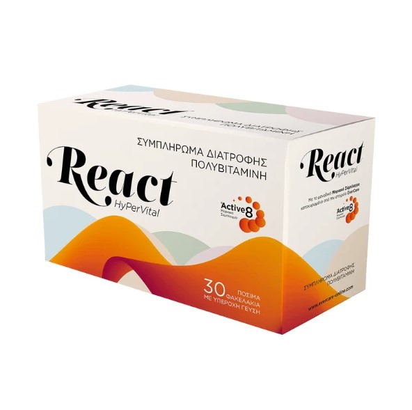 Evercare React HyPerVital Women 30 Φακελάκια
