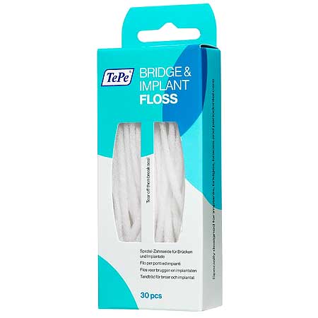 TePe Bridge & Implant Floss 30τμχ