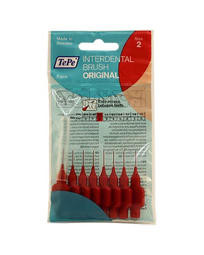 Tepe Interdental Brush - Μεσοδόντια Βουρτσάκια No 0.5mm (size 2), 8τεμ.