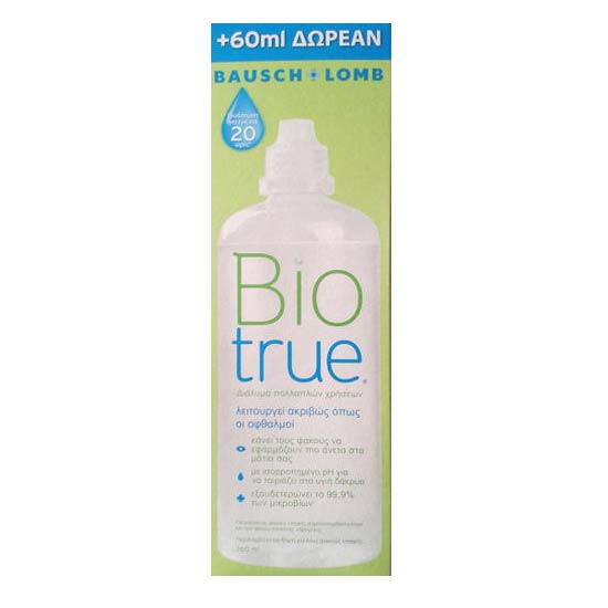 Bausch & Lomb BioTrue Υγρό Διάλυμα φακών επαφής 360ml