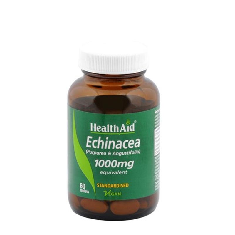 Health Aid Echinacea 1000mg, Συμπλήρωμα Διατροφής 60 Ταμπλέτες