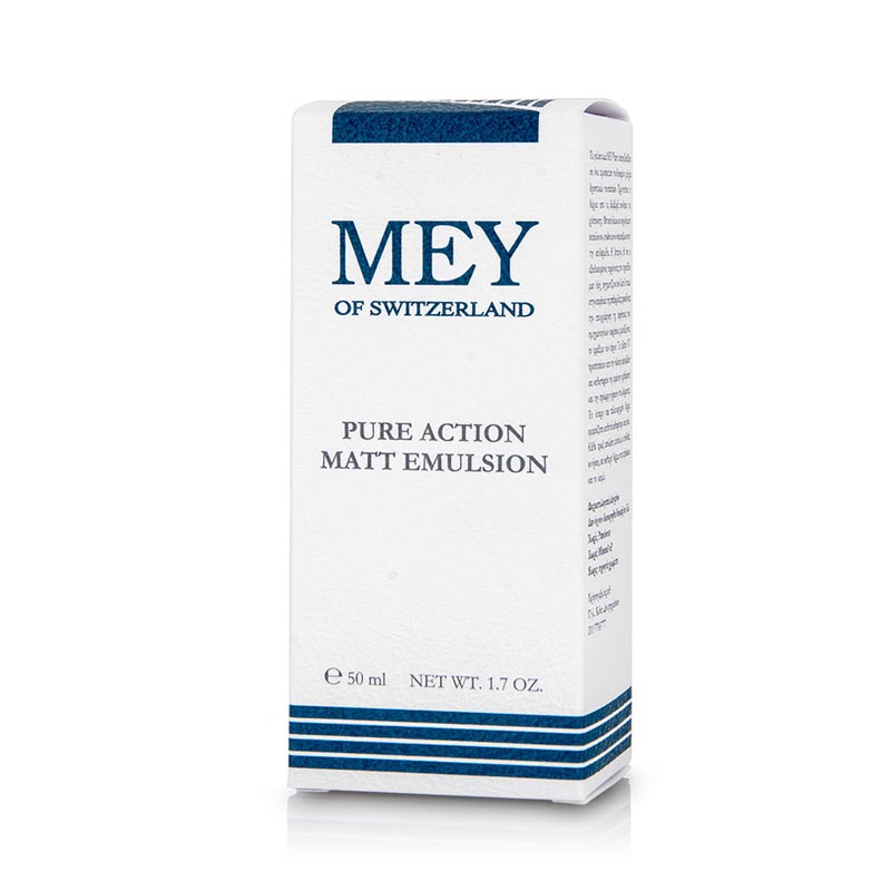 Mey Pure Action Matt Emulsion - Ενυδατικό Γαλάκτωμα Λιπαρού δέρματος, 50ml