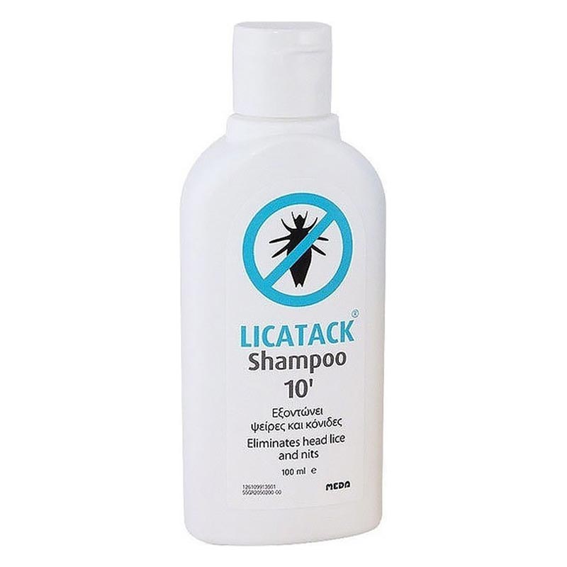 Licatack Shampoo 10 Σαμπουάν για Ψείρες & Κόνιδες, 100ml