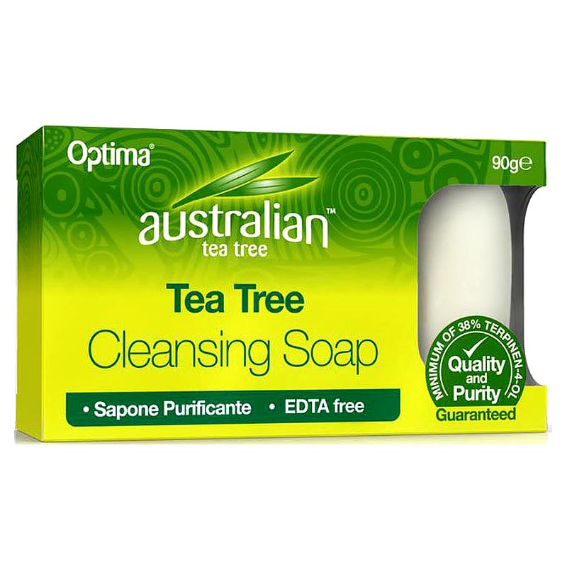 Optima Australian Tea Tree Antiseptic Cleansing Soap Σαπούνι Καθαρισμού για Λιπαρές επιδερμίδες 90gr