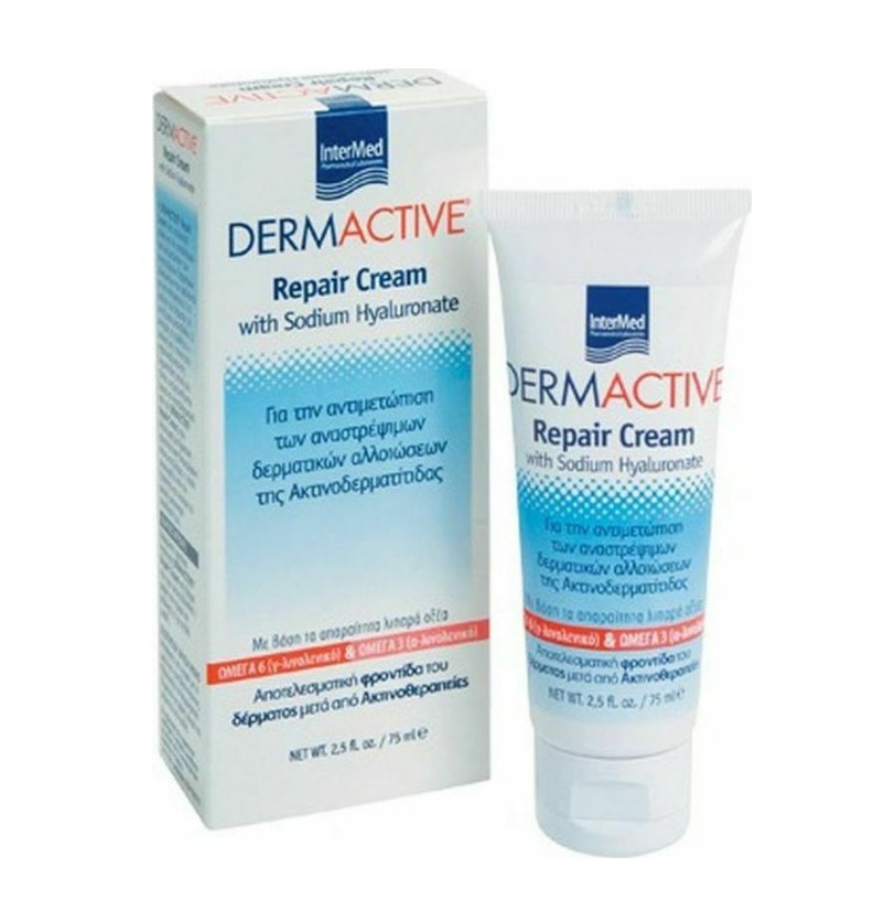 Intermed DermActive Repair Cream Αναπλαστική & Καταπραϋντική Κρέμα Κατά της Ακτινοδερματίτιδας 75ml