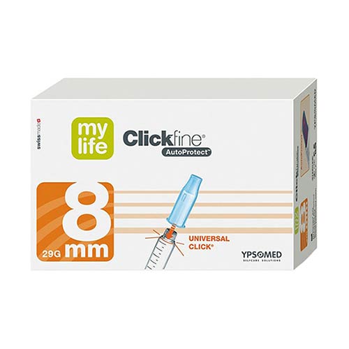Mylife Clickfine 31G SWISS MADE Βελόνες για στυλό ινσουλίνης 0.25mm x 8mm 100τεμ.