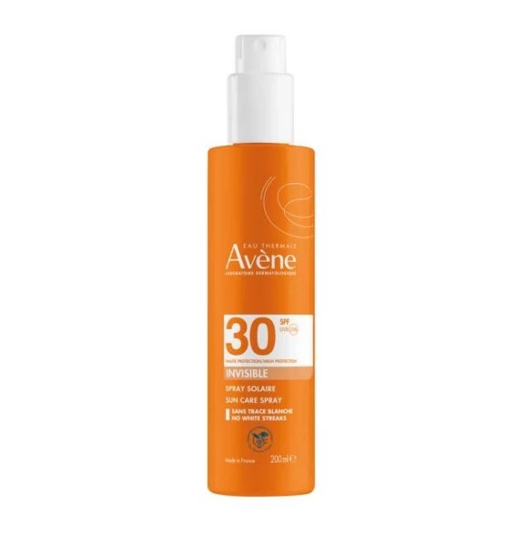 Avene Eau Thermale Invisible Spray Solaire SPF30, 200ml