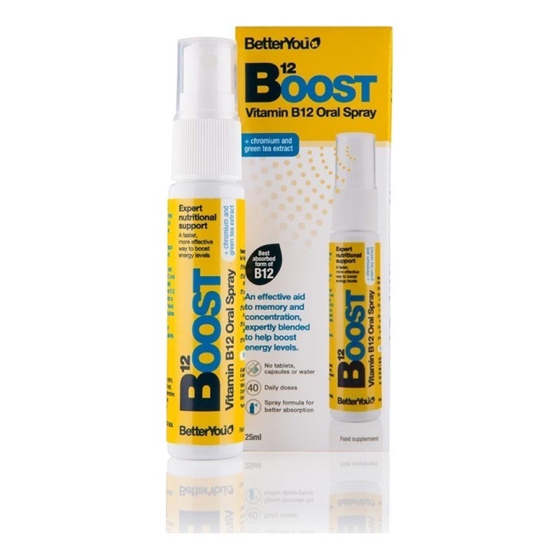 BetterYou Boost, Συμπλήρωμα Διατροφής B12 Υπογλώσσιο Spray 25ml