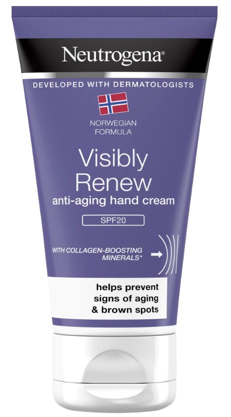 Neutrogena Norwegian Formula Visibly Renew Αντιγηραντική Κρέμα Χεριών με Αντηλιακό Δείκτη SPF 20 75ml