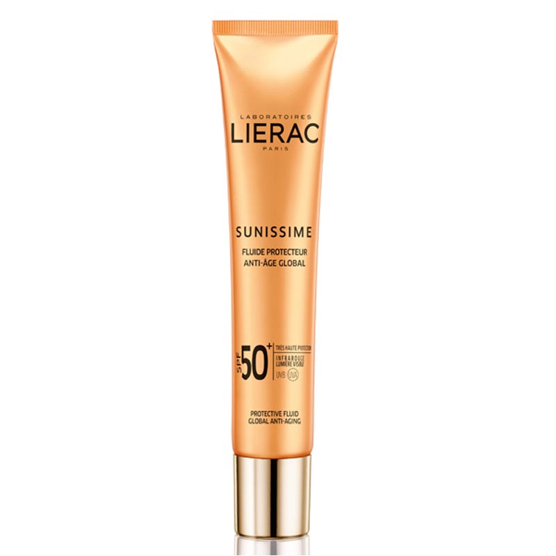 Lierac Sunissime Energizing Protective Fluid Global Anti-Aging SPF50+ Αντηλιακή & Αντιγηραντική Κρέμα Προσώπου 40ml.