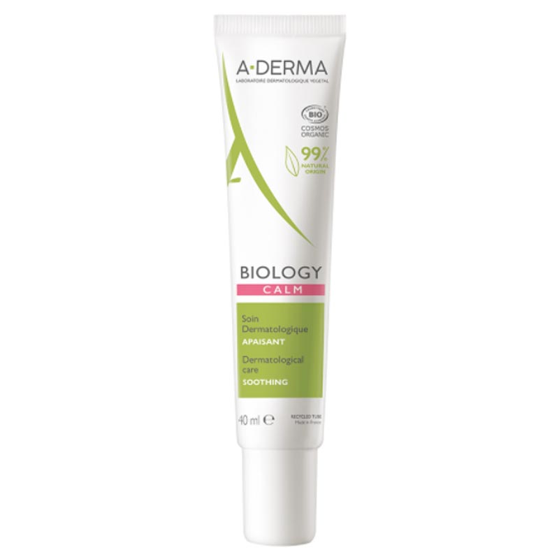 A-Derma Biology Calm Δερματολογική Καταπραϋντική Φροντίδα για το Αντιδραστικό Δέρμα 40ml