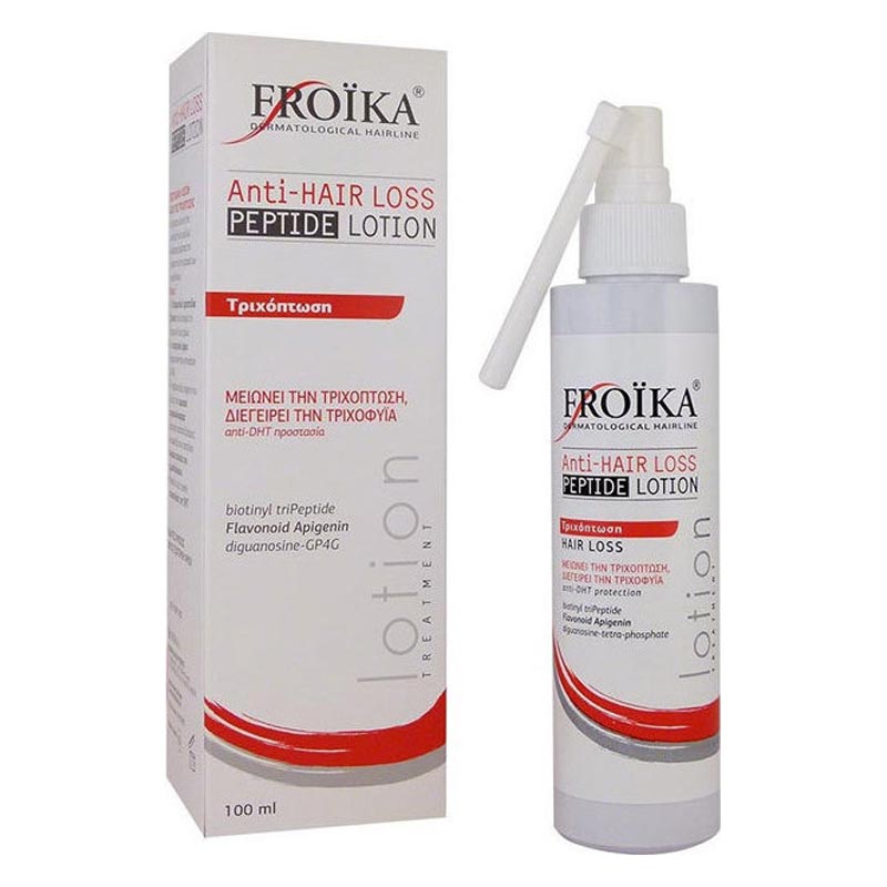 FROIKA - Anti Hair Loss Peptide Lotion / Πεπτιδιακή Λοσιόν κατά της Τριχόπτωσης για Λεπτά / Αδύναμα Μαλλιά - 100ml