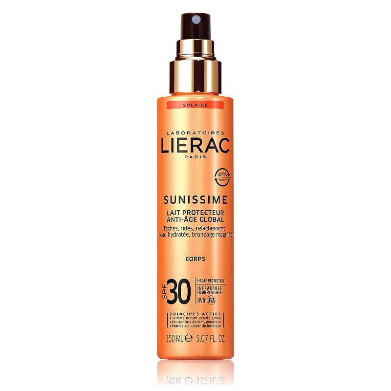 Lierac Sunissime Lait Protecteur Anti-Age Global SPF30 Αντηλιακό Γαλάκτωμα Σώματος Ολικής Αντιγήρανσης -150ml