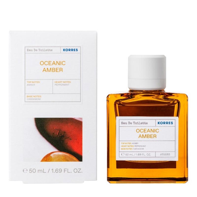 Korres Eau De Toilette Oceanic Amber, Άρωμα Θαλασσινού Νερού 50ml