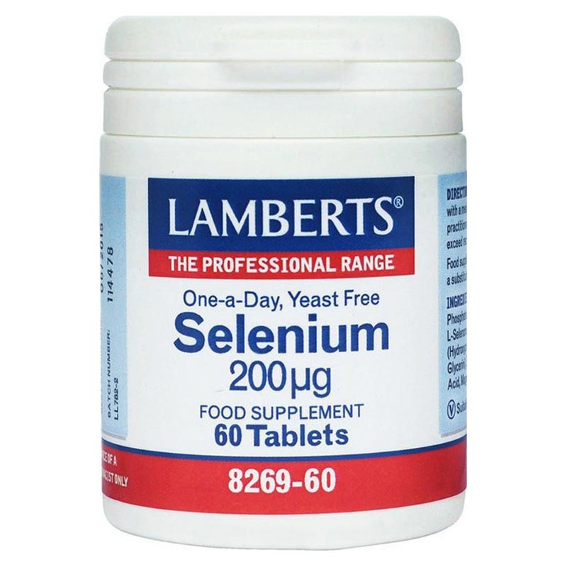 Lamberts Selenium 200μg 60 ταμπλέτες