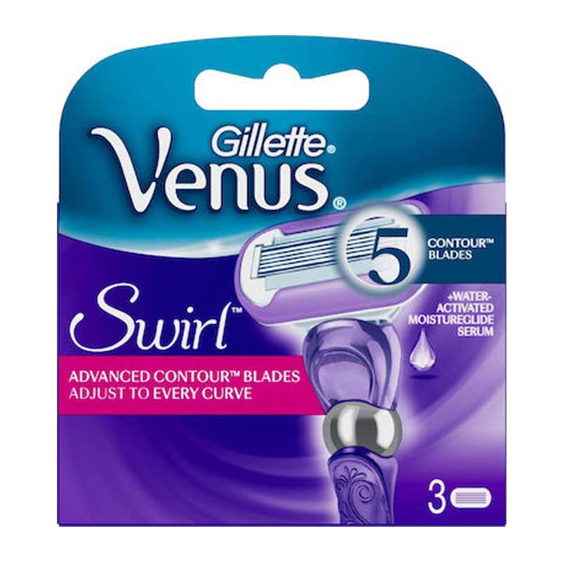 Gillette Venus Swirl Ανταλλακτικά 3τμχ