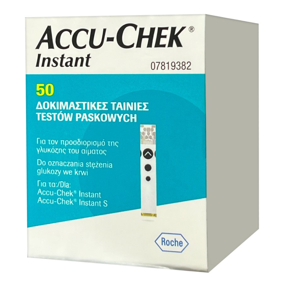 Accu-Chek Instant 50 Ταινίες Μέτρησης Σακχάρου
