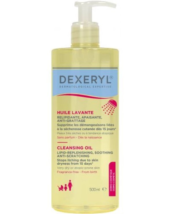 Dexeryl Cleansing Oil Λάδι Καθαρισμού για Πρόσωπο & Σώμα 500ml