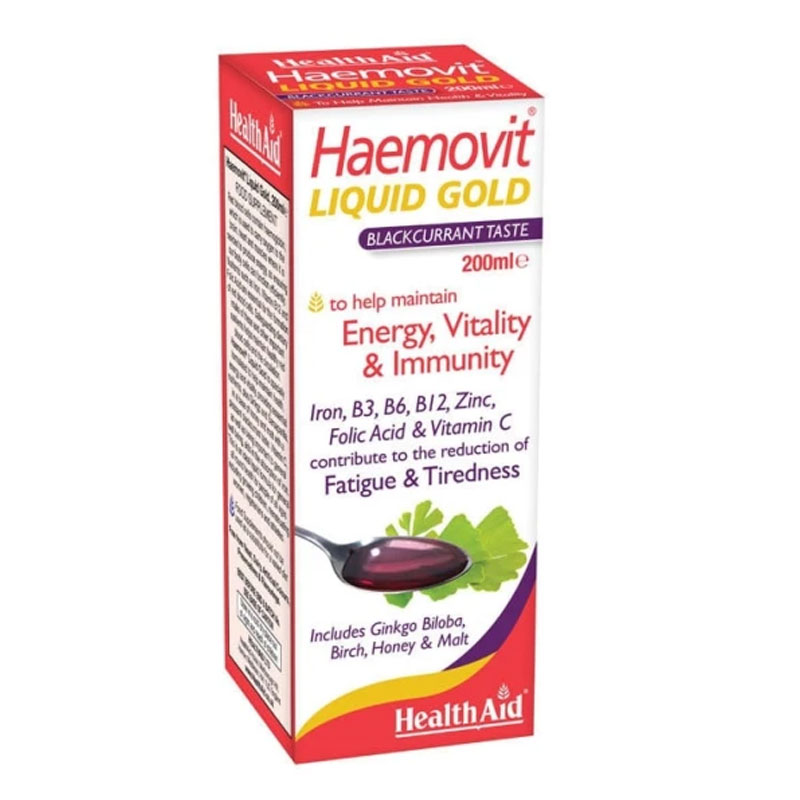 Health Aid Haemovit Liquid Gold 200ml