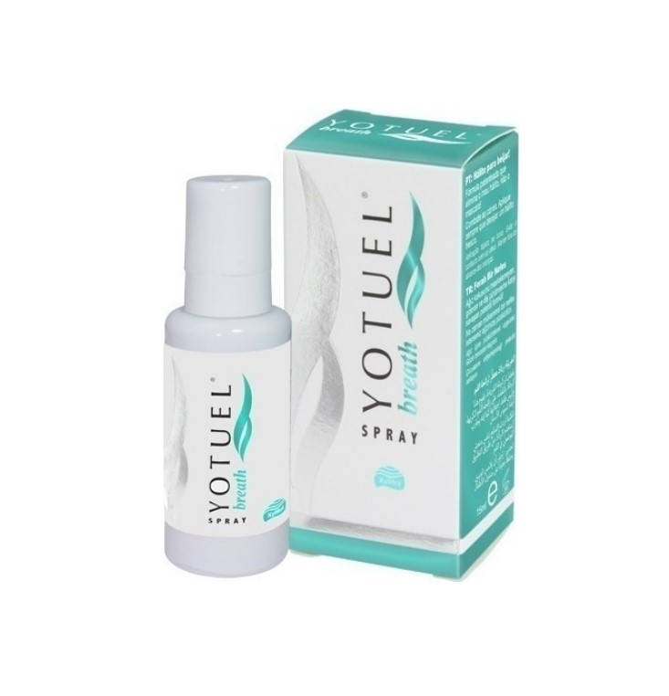 Yotuel Breath Spray Εκνέφωμα 15ml. Βοηθά στην αντιμετώπιση της δυσάρεστης αναπνοής από τον πρώτα κίολας ψεκασμό