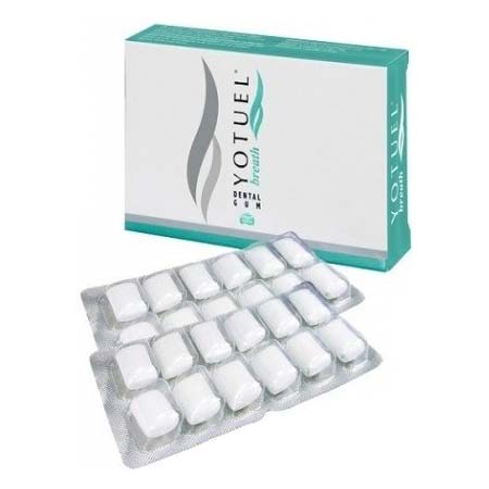 Yotuel Breath Dental Gum Οδοντότσιχλα Για Λεύκανση & Δροσερή Αναπνοή 24 τεμάχια