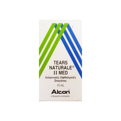 Alcon Tears Naturale II Med Λιπαντικές Οφθαλμικές Σταγόνες 15ml