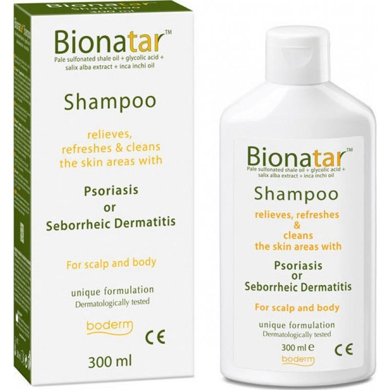 Boderm Bionatar Shampoo Σαμπουάν Για Τα Συμπτώματα Της Ψωρίασης & Της Σμηγματορροϊκής Δερματίδας, 300ml