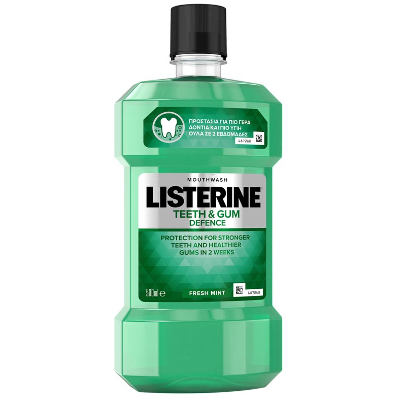 Listerine Teeth & Gum Defence Στοματικό Διάλυμα 500ml