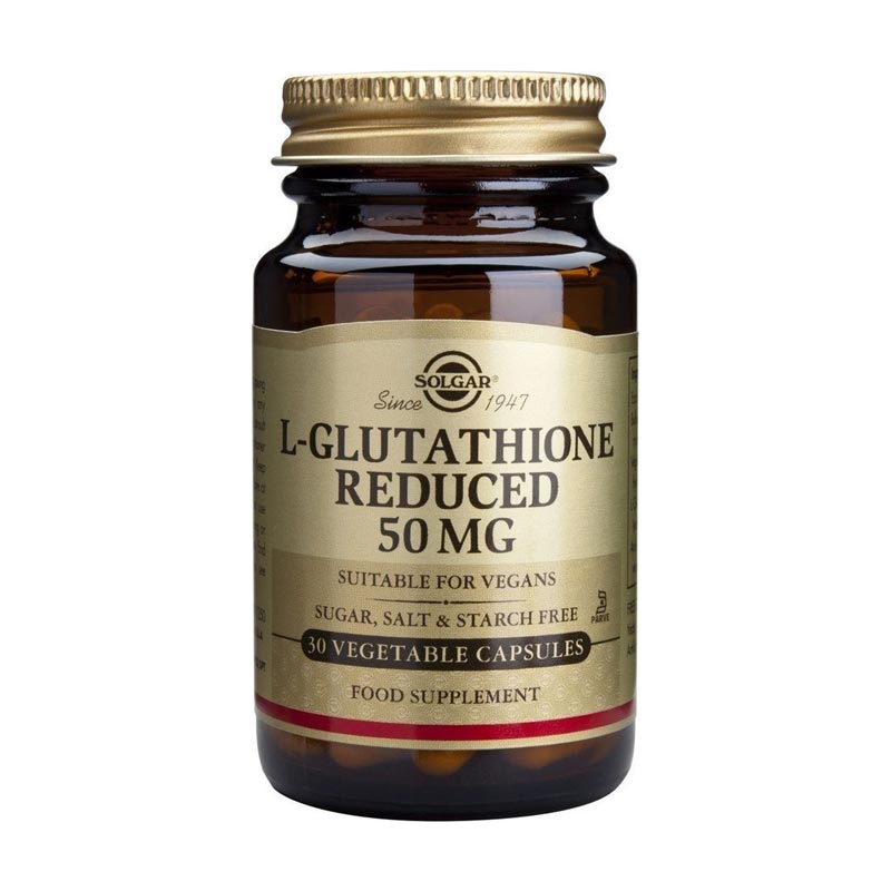 Solgar L-Glutathione 50mg 30 φυτικές κάψουλες
