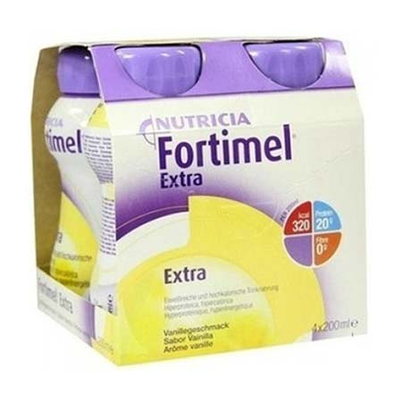 Nutricia Fortimel Extra 4 x 200ml Βανίλια