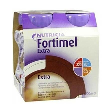 Nutricia Fortimel Extra 4 x 200ml Σοκολάτα