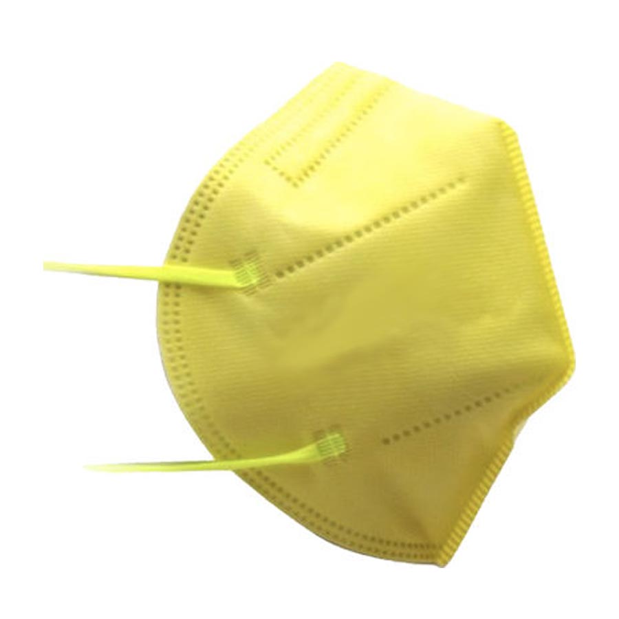 Weikang Ατομική Μάσκα Προστασίας FFP2 - KN95 Mask 1τμχ - Κίτρινο