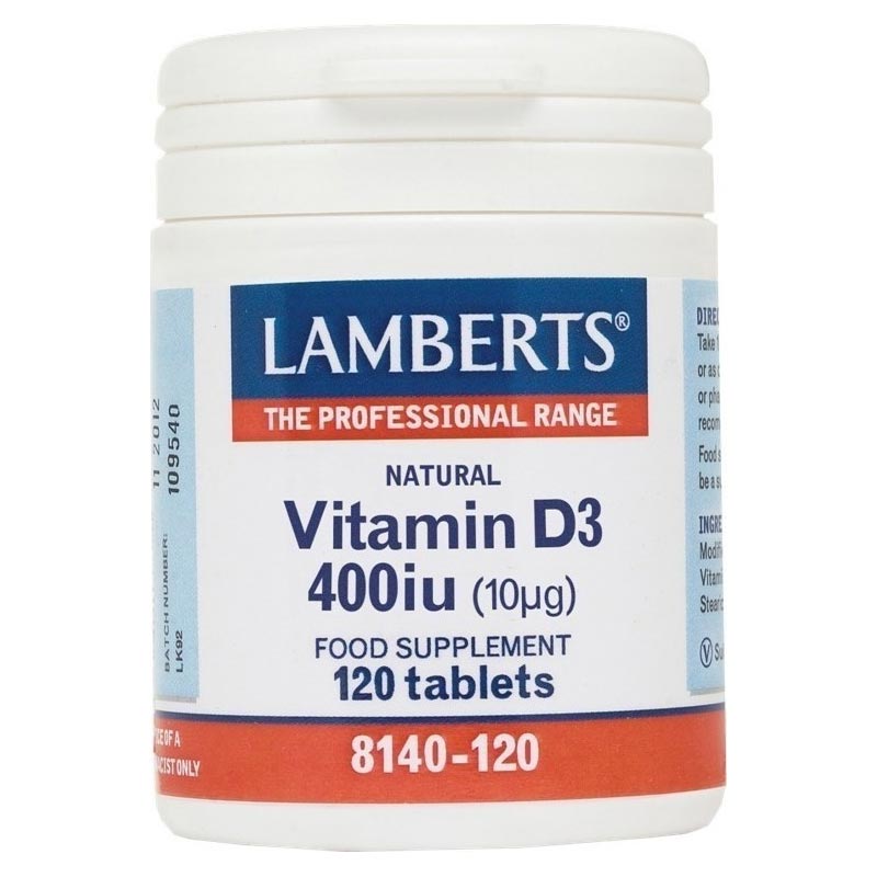 Lamberts βιταμίνη D3 400iu 120 ταμπλέτες