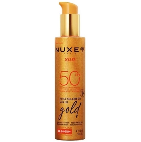 Nuxe Sun Oil Gold Face & Body SPF50, Dare to glow 150ml