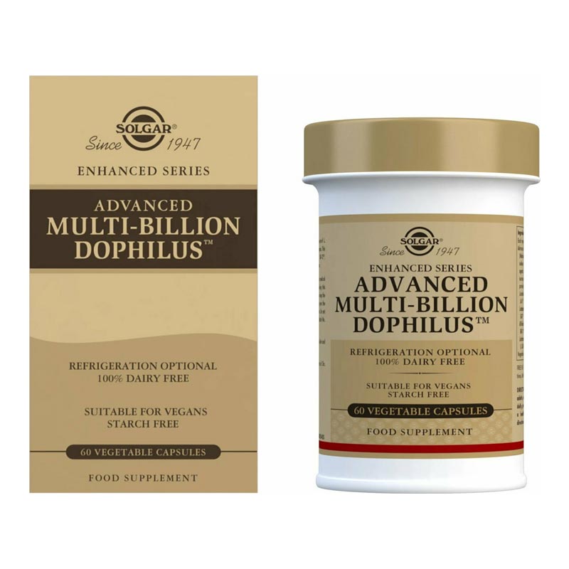 Solgar Advanced Multi-Billion Dophilus Φόρμουλα Προβιοτικών 60 κάψουλες