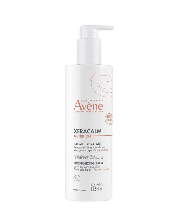 Avene XeraCalm Nutrition Ενυδατικό Baume Προσώπου - Σώματος για Ξηρές & Ευαίσθητες Επιδερμίδες 400ml με Αντλία