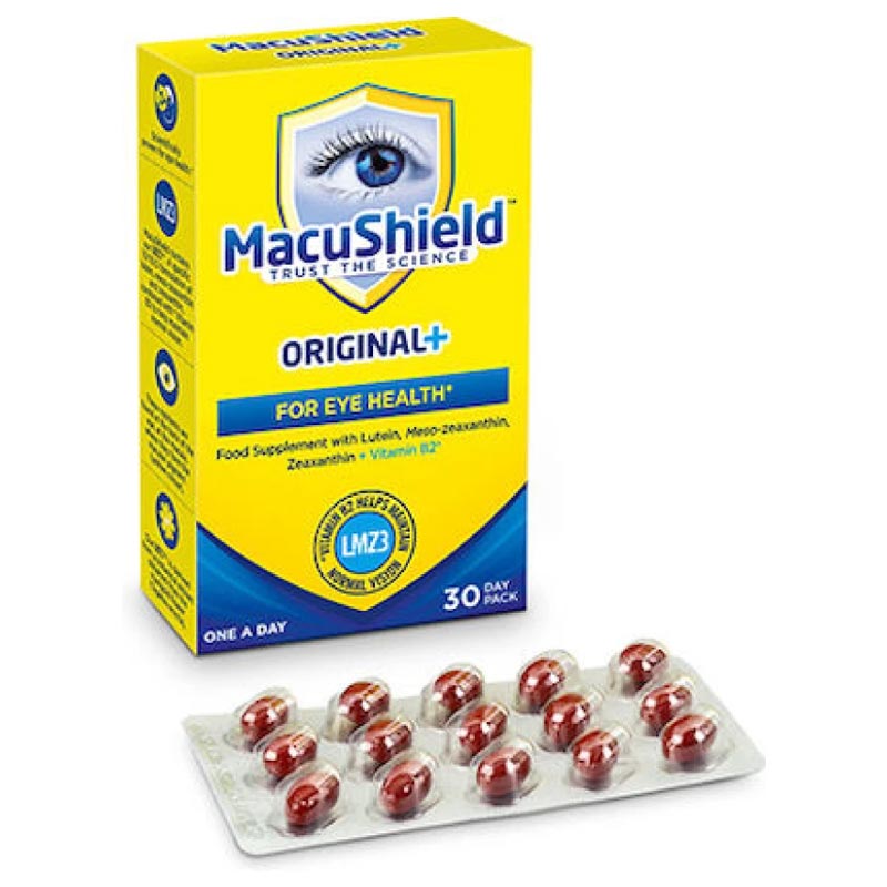 MacuShield Original+ Formula Φόρμουλα για την Υγεία των Ματιών, 30 κάψουλες