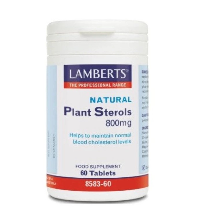 Lamberts - Plant Sterols 800mg Φυτικές Στερόλες, 60 Tabs