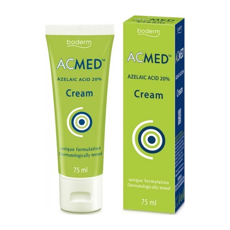 Boderm Acmed Azelaic Acid 20% Cream 75ml Διορθώνει Τις Ατέλειες Του Λιπαρού Δέρματος