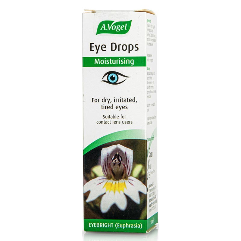 A. Vogel Eye Drops (Collyre) 10ml | Κολλύριο για ξηρά, ερεθισμένα ή κουρασμένα μάτια με ευφράσια και υαλουρονικό οξύ