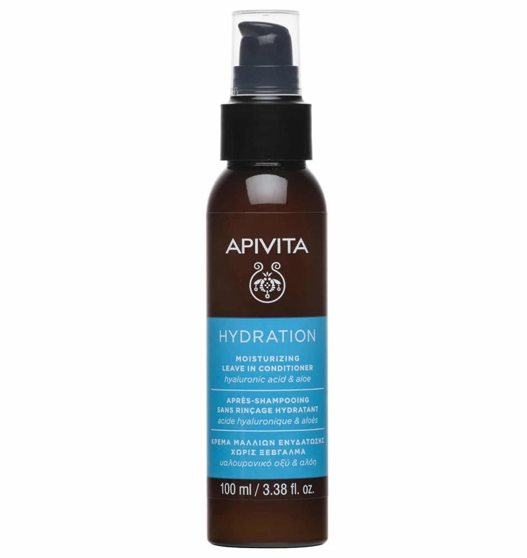 Apivita Hydration Leave In Conditioner Ενυδατική Κρέμα Μαλλιών Χωρίς Ξέβγαλμα 100ml