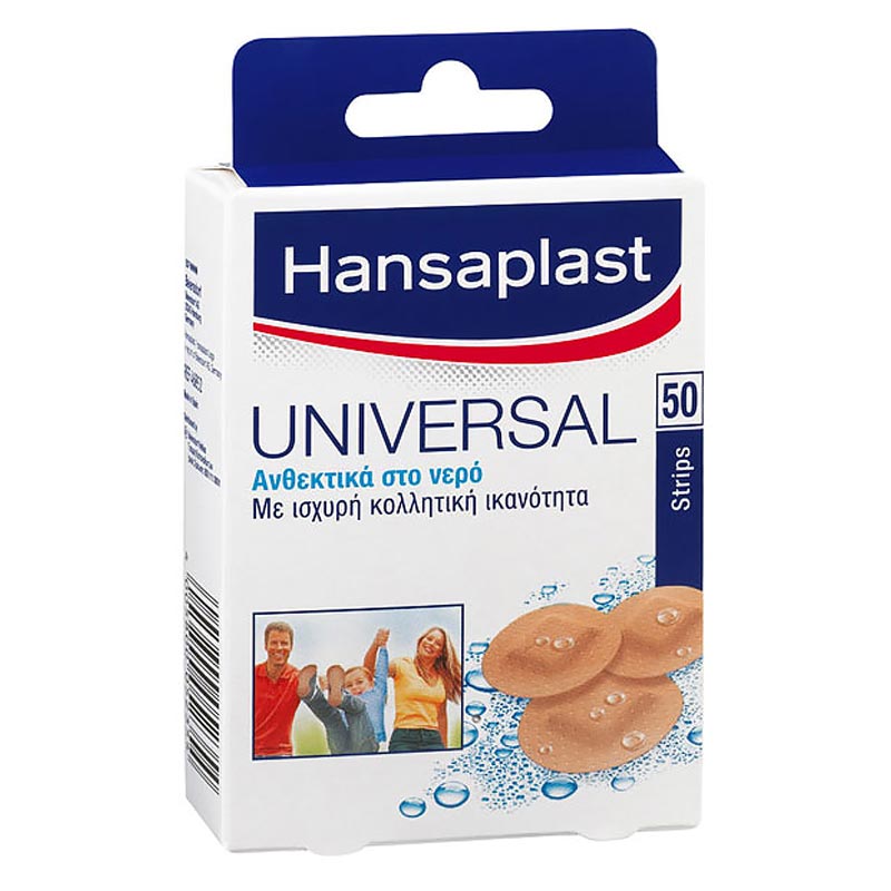 Hansaplast Universal Round Strips 50 τεμ.