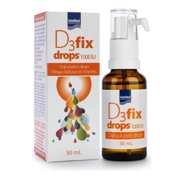 Intermed D3 Fix Drops 1000iu 30ml