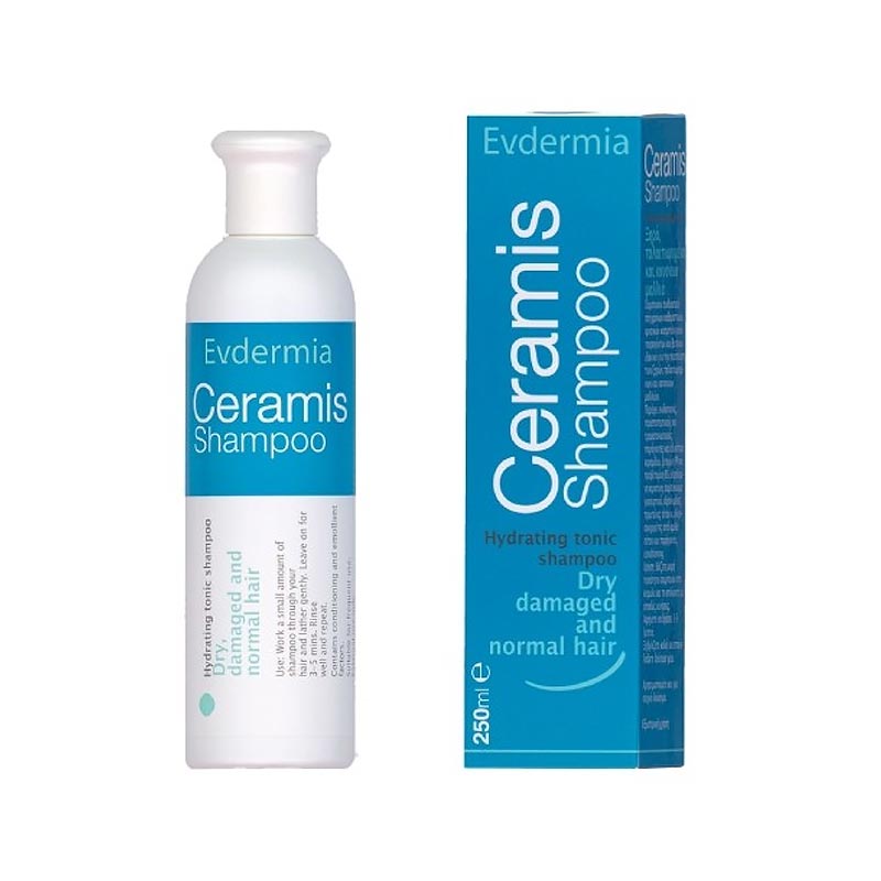 Evdermia Ceramis Τονωτικό Σαμπουάν για Ξηρά/Κανονικά Μαλλιά 250ml