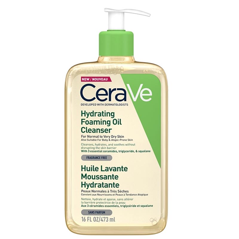 CeraVe Hydrating Foaming Cleansing Oil 473ml